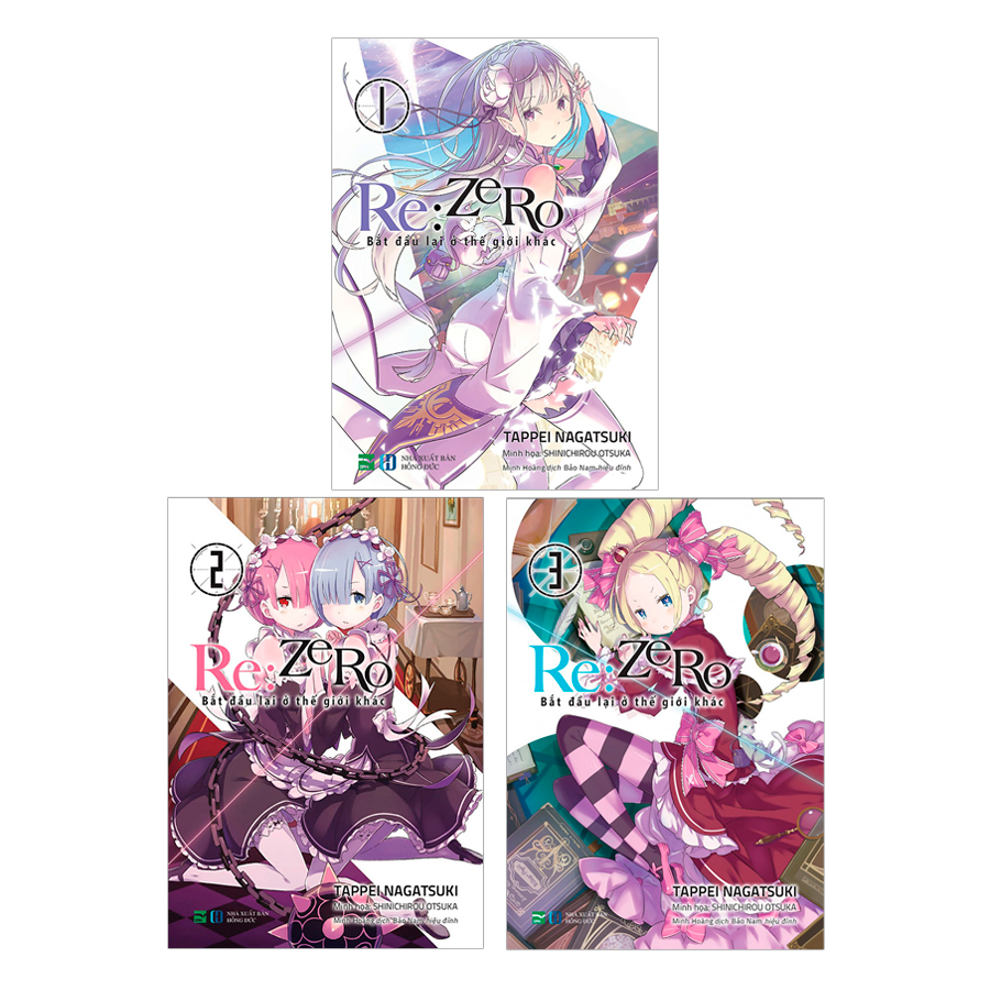 Combo Re: Zero - Bắt Đầu Lại Ở Thế Giới Khác (Trọn Bộ Gồm 2 Phiên Bản)