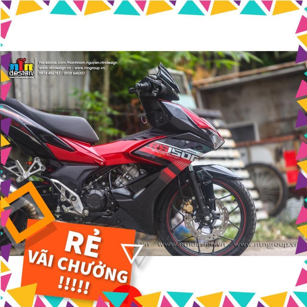 Tem Rời Winner X Mẫu RS 150R Đen Đỏ