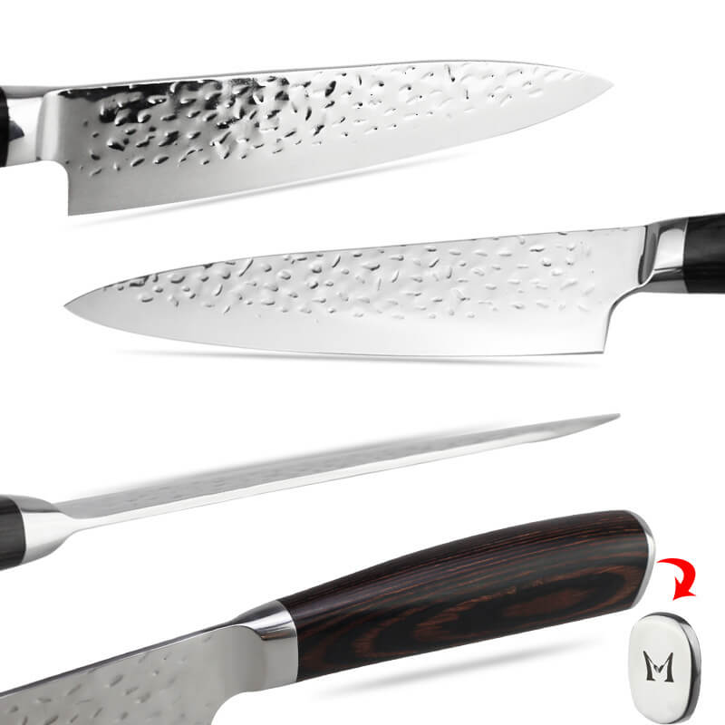 DAO BẾP NHẬT BẢN GYUTO THÉP DAMASCUS MÃ B7DT119