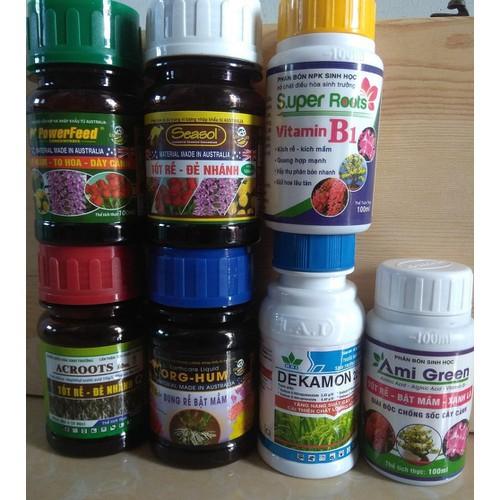 COMBO 7 loại chăm sóc dưỡng cây sau khi ra hoa - chai 100ml