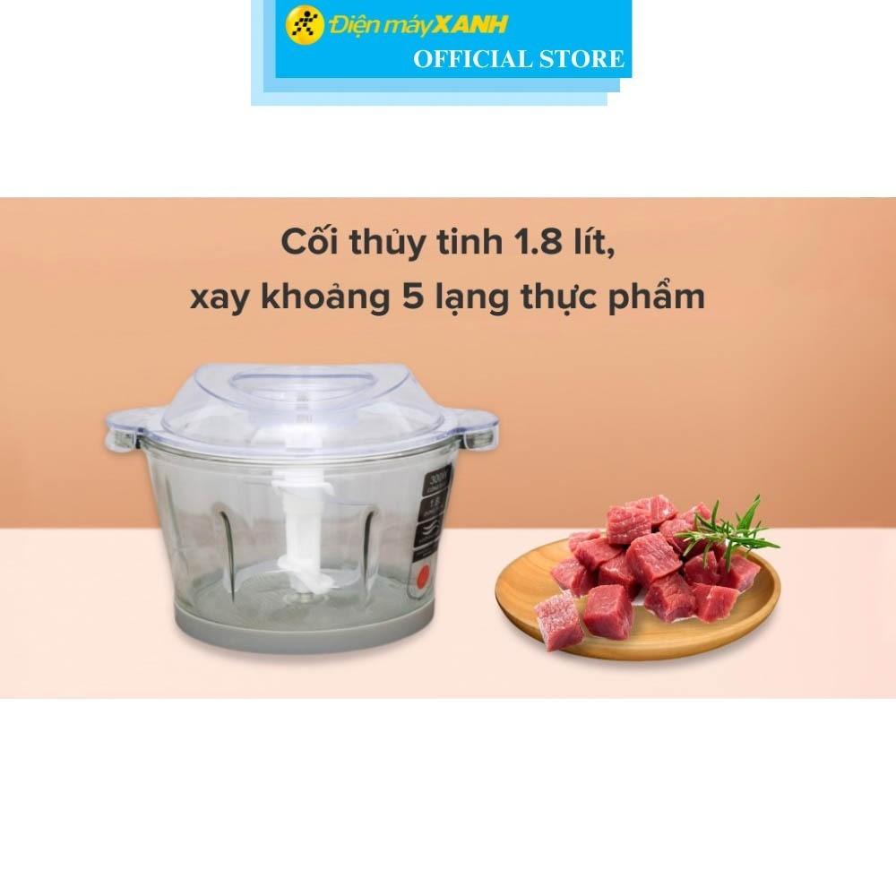 Máy xay thịt đa năng Mishio MK-135 300W 1.8 lít - Hàng Chính Hãng