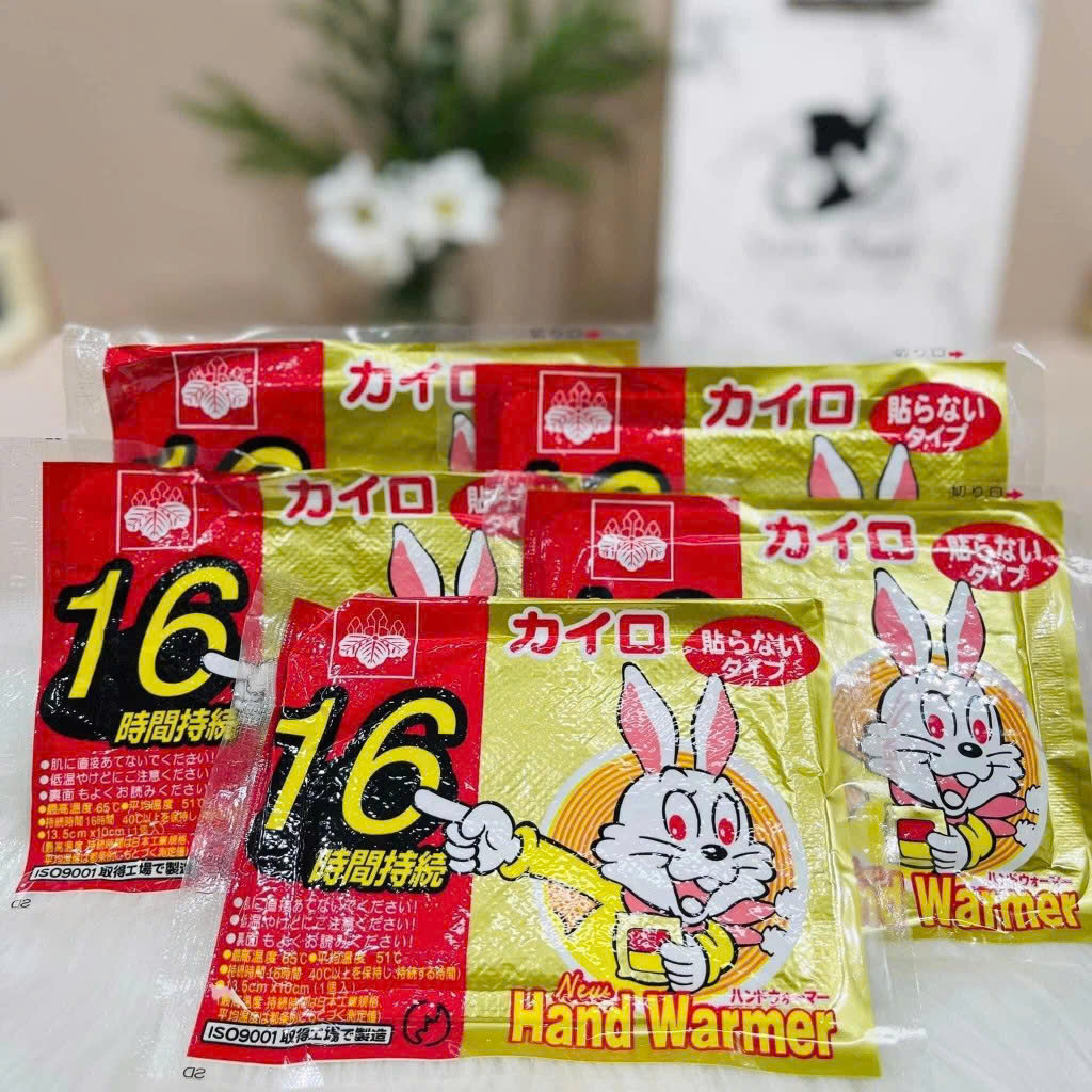 COMBO 4 Miếng Dán Giữ Nhiệt Nhật Bản - Giữ Ấm Cơ Thể Đến 16h Miếng Sưởi Quạt Sưởi - Hàng Nhập Khẩu