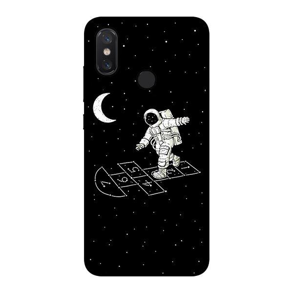 Ốp lưng dành cho điện thoại Xiaomi Redmi Note 6 Pro  Vũ Trụ Mặt Trăng
