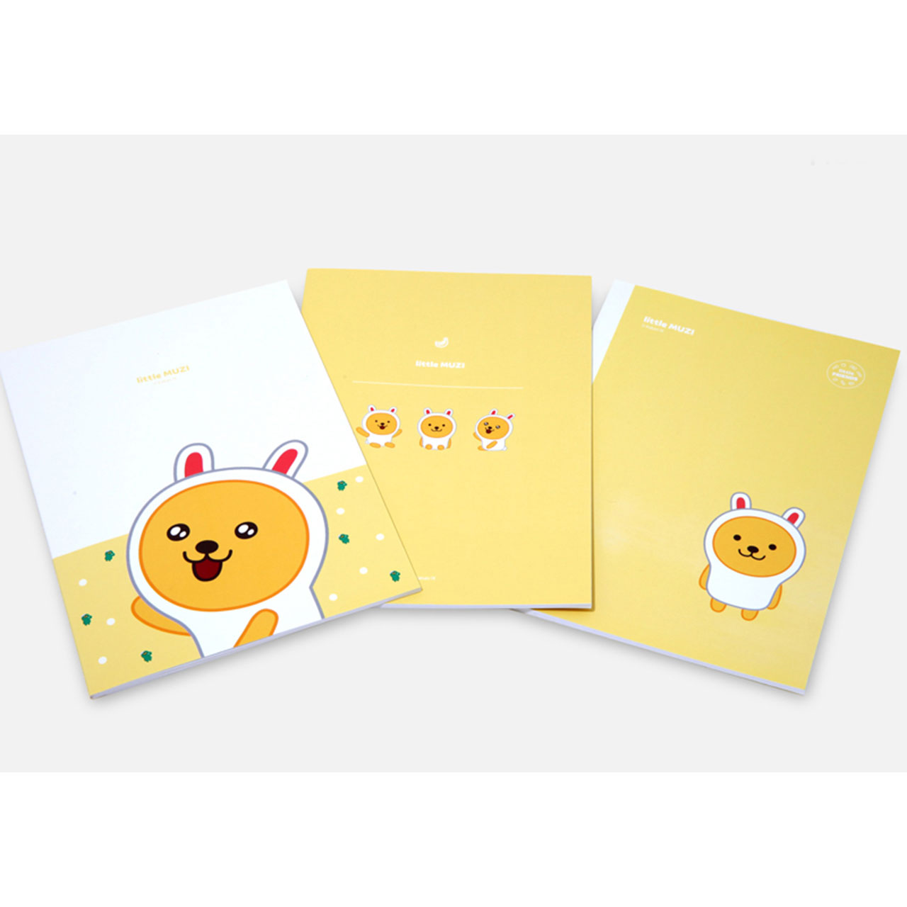 Set 3 Cuốn Sổ Tay A5 Muzi Kakao Friends Chính Hãng