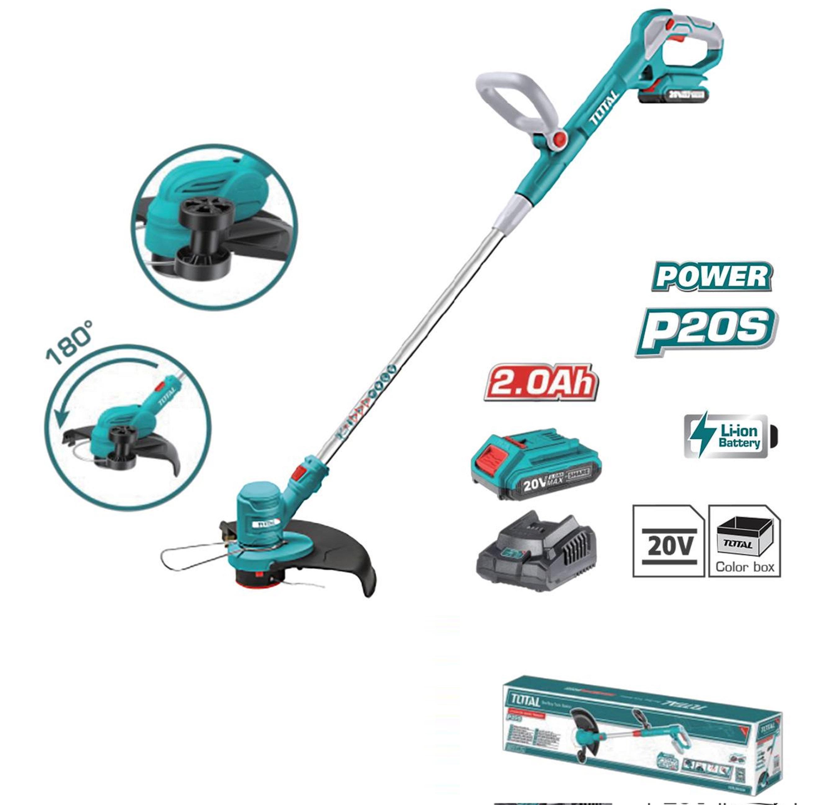 MÁY CẮT CỎ DÙNG PIN 20V TOTAL TGTLI203285 - HÀNG CHÍNH HÃNG