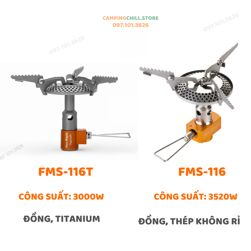 BẾP GA DÃ NGOẠI CHẤT LIỆU CAO CẤP FMS-116 FMS-116T