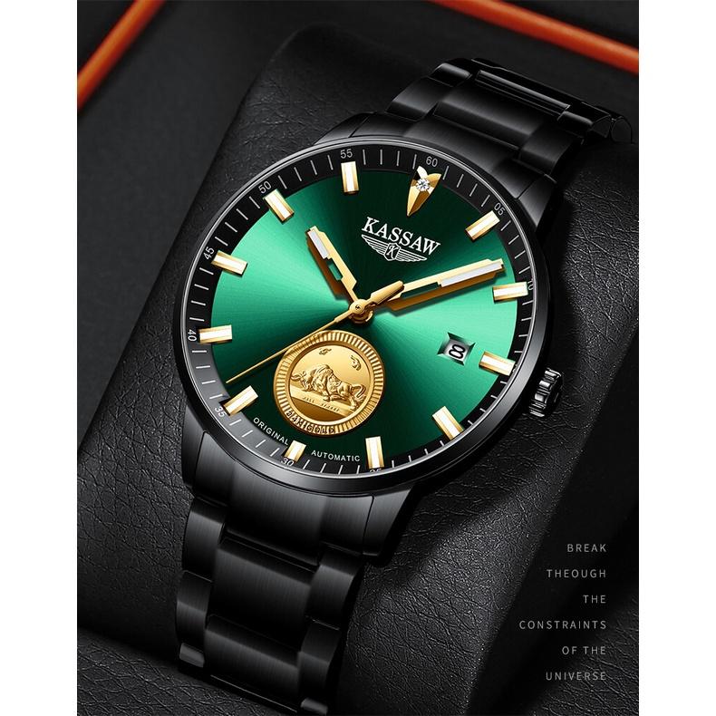 Đồng hồ nam chính hãng KASSAW K228-2 Chống Nước ,chống xước ,kính sapphire, bảo hành 24 tháng
