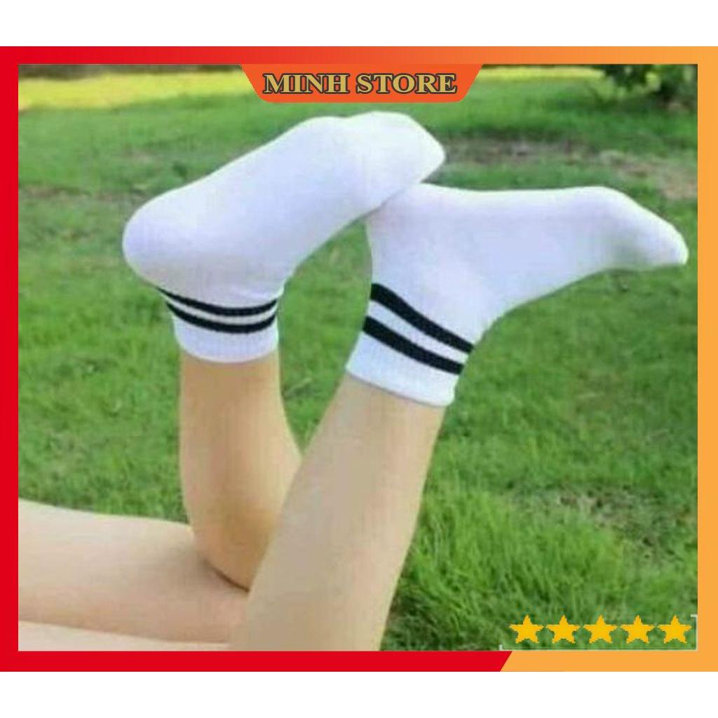 Tất Nam Cổ Ngắn Thể Thao Nam Nữ,Tất Vớ Nam Nữ unisex Siêu Dày Phong Cách Hàn Quốc TAT01 Minhstore66