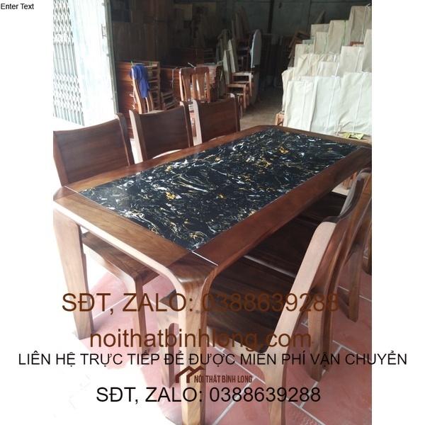 Bộ bàn ăn hương xám cao cấp