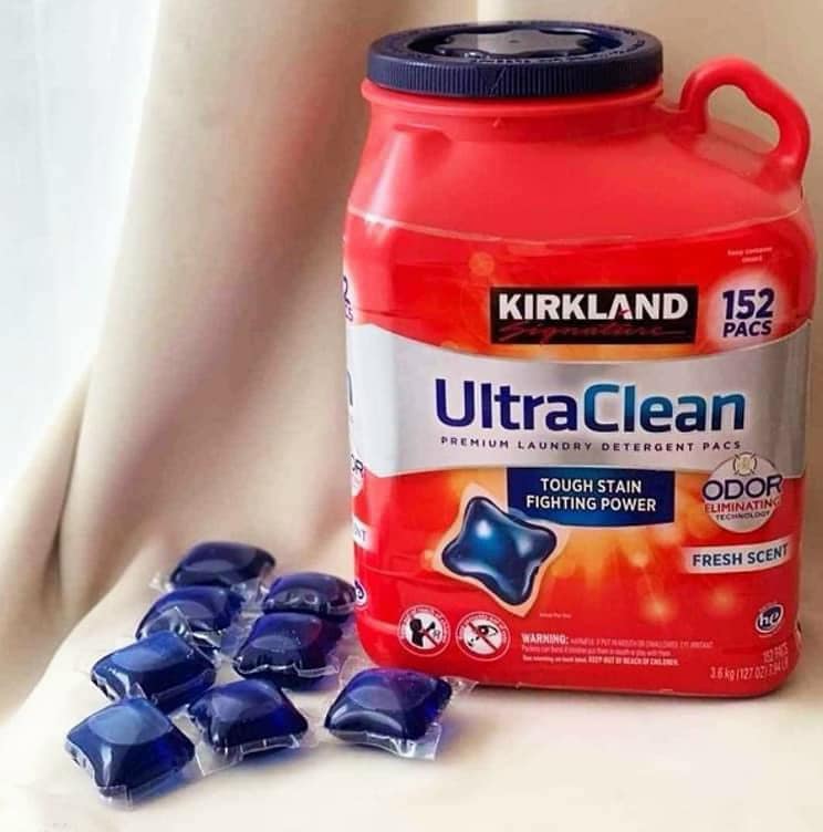 VIÊN GIẶT QUẦN ÁO KIR KLAND ULTRA CLEAN MỸ 152 VIÊN