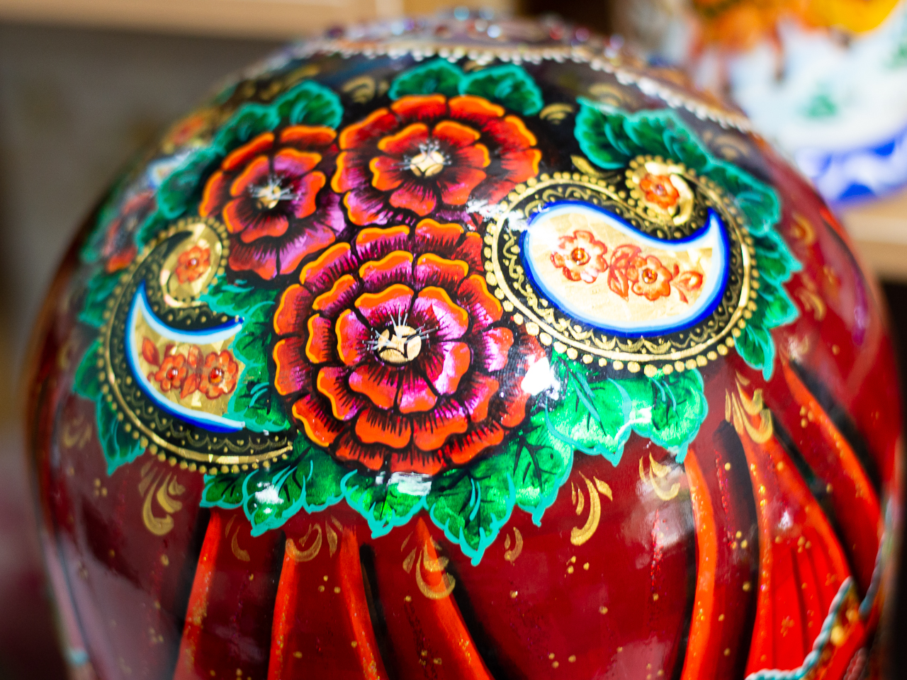 BỘ BÚP BÊ NGA MATRYOSHKA CỠ LỚN 30 LỚP CAO 50CM HOA VĂN "PHONG CẢNH NƯỚC NGA" CỰC ĐẸP, ĐỘC ĐÁO VÀ SANG TRỌNG