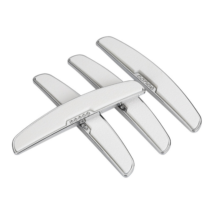 Nẹp chống va đập cánh cửa ô tô cao cấp, Chất liệu: Nhựa PVC mềm + hợp kim nhôm, HC7878