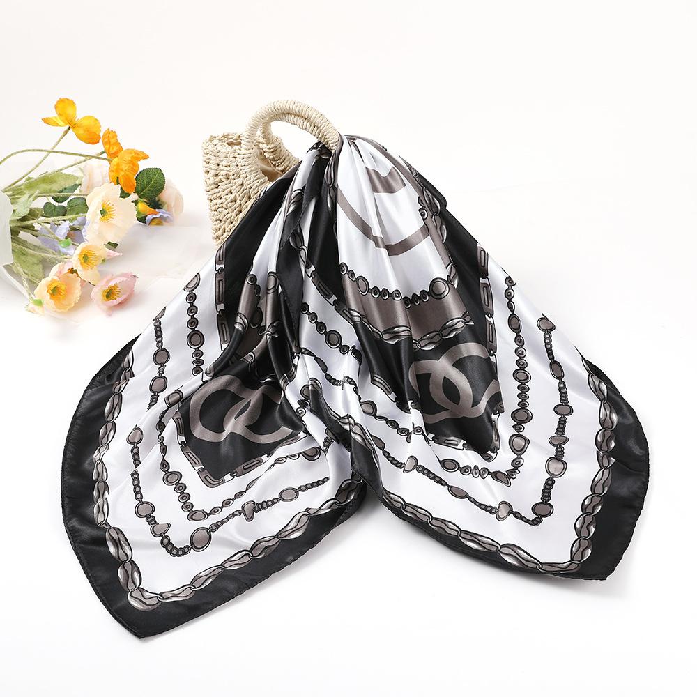 50 mẫu khăn lụa bandana quấn áo - Khăn turban đội đầu 90x90cm