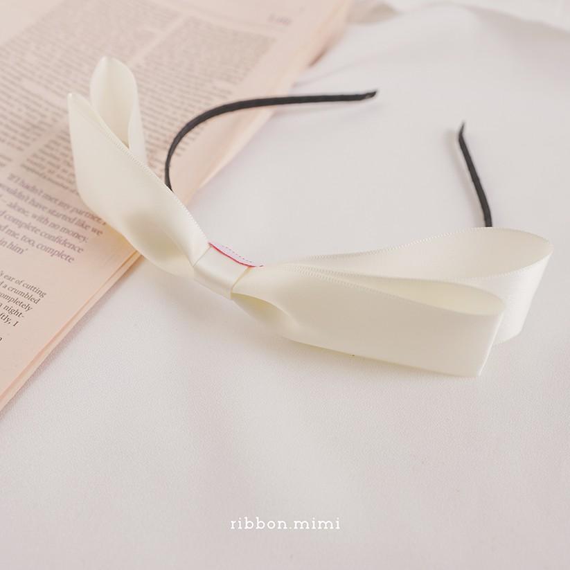 Băng Đô Nơ To Đủ Màu Handmade Đính Giuẵ Cao Cấp Ribbon.mimi