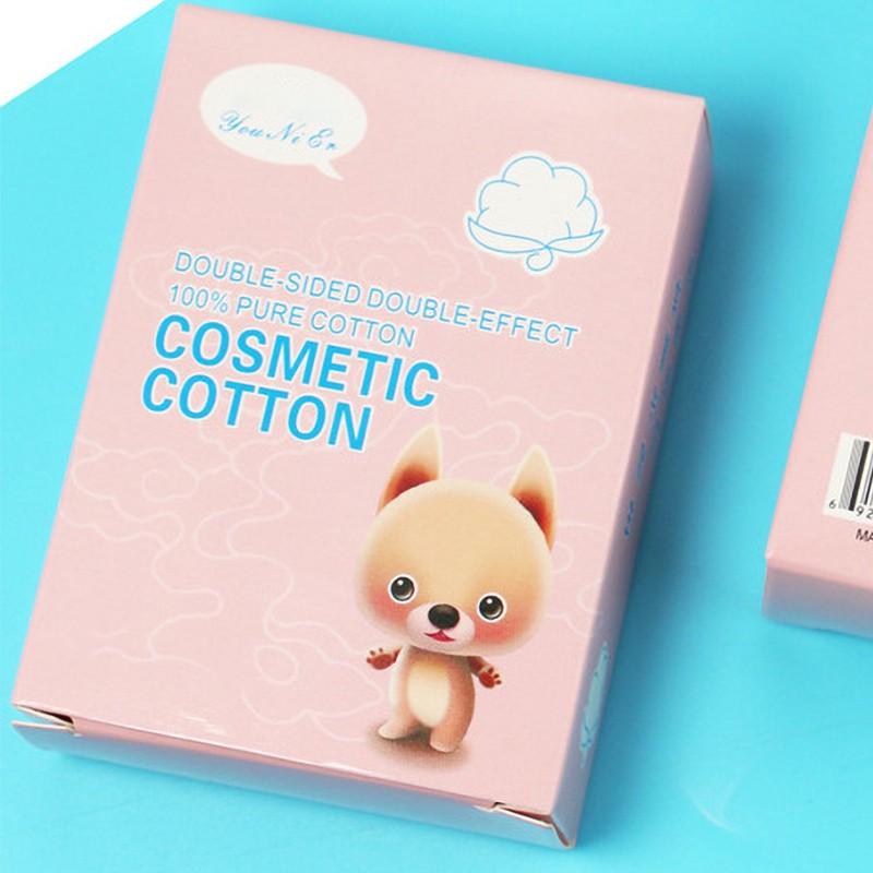 Hộp 50 bông cotton trang điểm dùng một lần tiện lợi MM