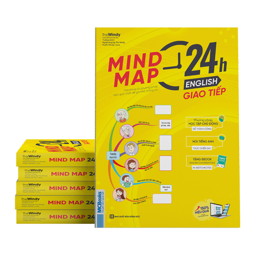 Mind Map 24h English - Học Tiếng Anh Giao Tiếp Thực Chiến Cực Kỳ Hiệu Quả Thông Qua Sơ Đồ Tư Duy (Phiên Bản Giới Hạn)