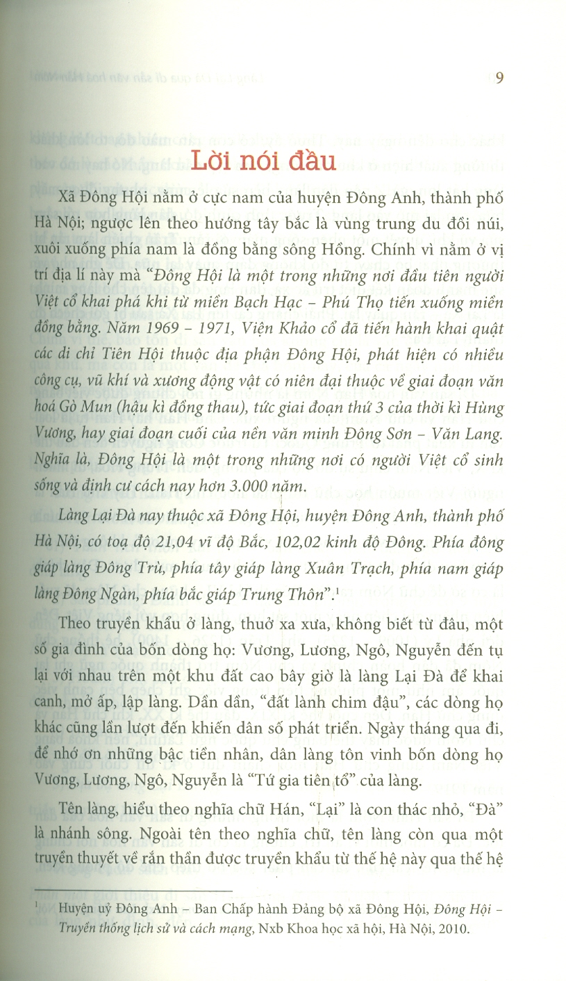 Làng Lại Đà Qua Di Sản Văn Hóa Hán Nôm (Bản in màu) - Ngô Quý Bình (Sưu tầm, giới thiệu và chú giải)