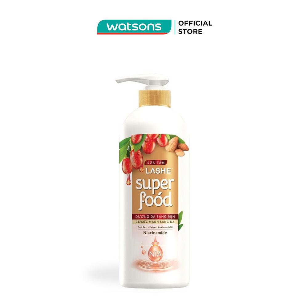 Sữa Tắm Lashe Superfood Dưỡng Da Sáng Mịn 900g