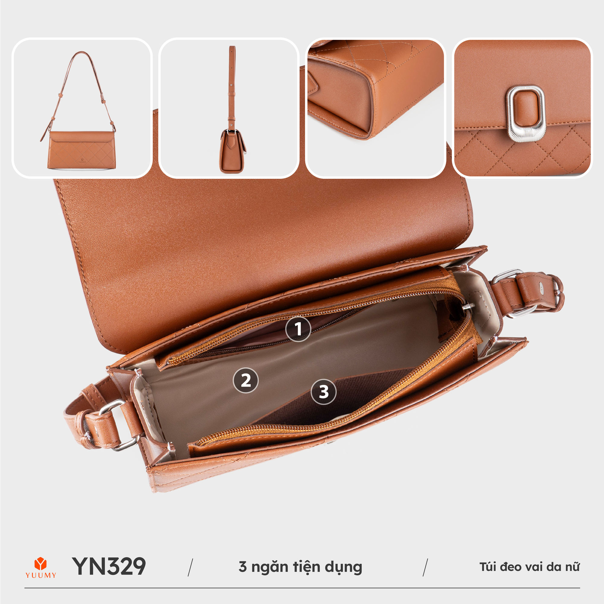 Túi đeo vai nữ YUUMY YN329