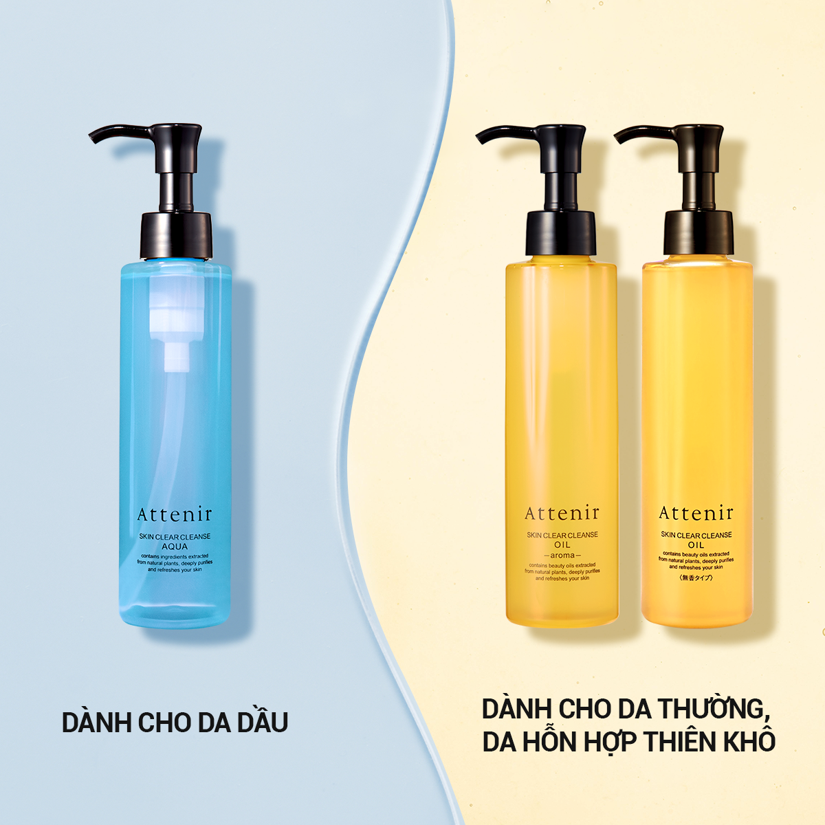 Dầu Tẩy Trang Và Làm Sạch Hương Hoa Neroli Attenir Skin Clear Cleanse Oil Aroma 175ML