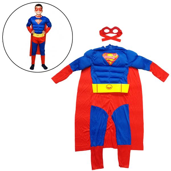 Bộ Trang Phục Super Man - Hóa Trang Halloween Bé Trai - Size M - Nuan Nuan LC2864