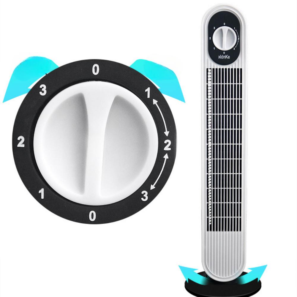 Quạt tháp không cánh đa năng cắm điện trực tiếp 3 cấp độ gió xoay 120 độ cho góc gió rộng êm ái, bảo hành 12 tháng