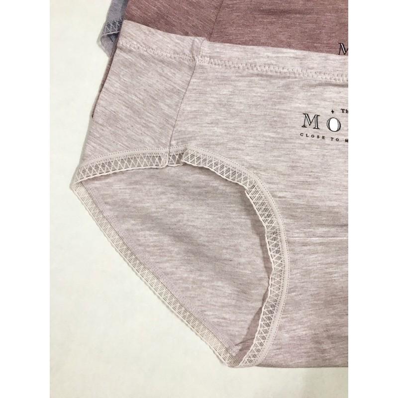 Quần Lót Cotton Phối Viền Ren Kháng Khuẩn