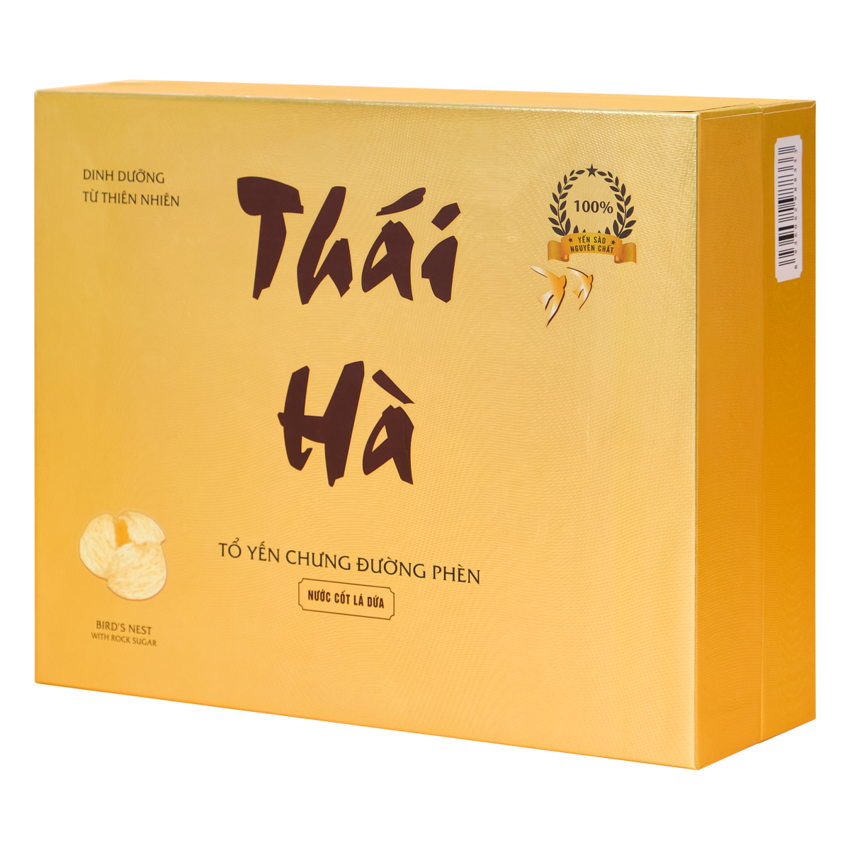 Nước Yến Chưng Sẵn Thái Hà - Vị Lá Dứa - Hộp 2 Lọ 170 ml - Tổ Yến Chưng Đường Phèn - Nhà Yến Nha Trang - Thương Hiệu Uy Tín - Đặc Sản Yến Sào Khánh Hòa - Yến Sào Chất Luợng