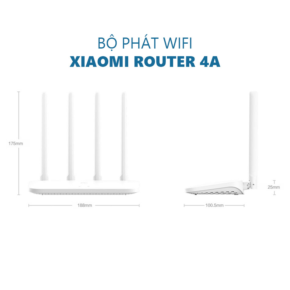 Bộ Phát Sóng WiFi Xiaomi Router 4A_Hàng Nhập Khẩu