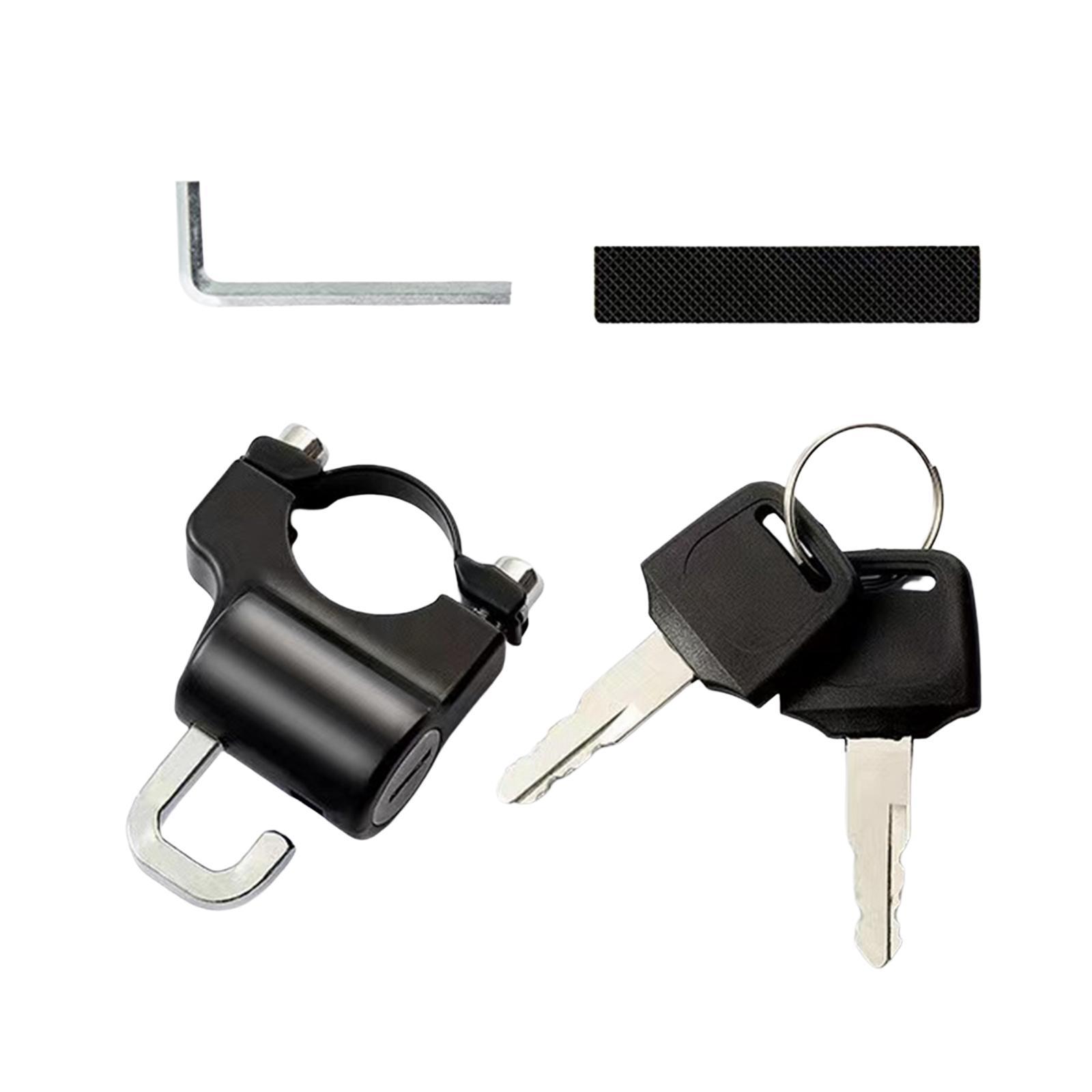 Motorcycle Hook Lock Easy to Install Anti for Street Bike
