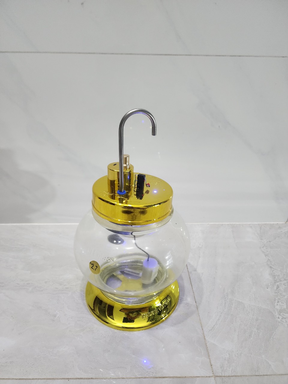 Bình Rót R.ượ.u Điện tử Thủy Tinh cao Cấp 2.7 lít