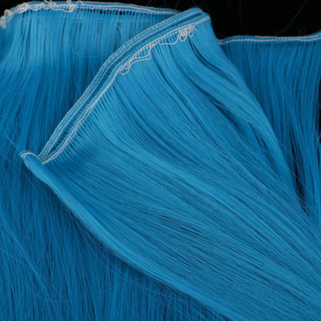 2 Pieces Doll DIY Hair Bulk Wigs For Doll Hairpiece Making