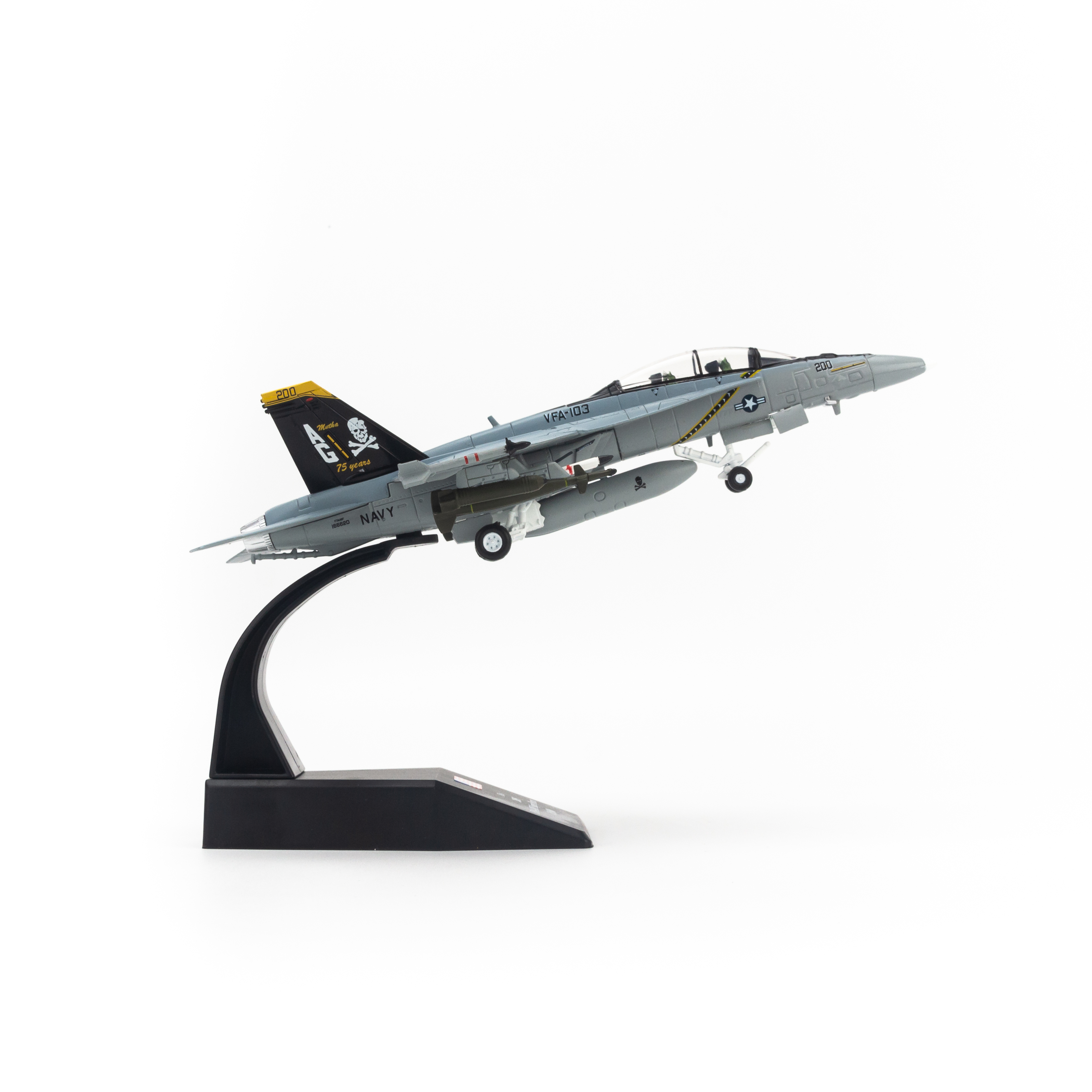 Mô hình máy bay chiến đấu FA-18B Hornet McDonnell Douglas 1:100 WLTK