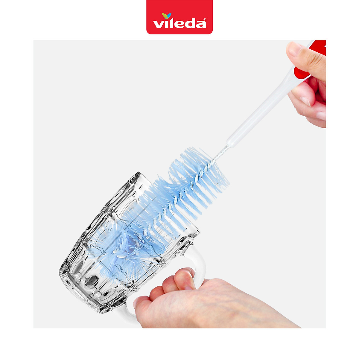 Dụng cụ cọ rửa bình sữa, chai, lọ, cốc Vi Lê Đa TSU156198 hàng Đức