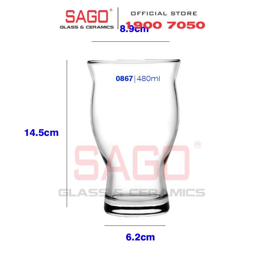 Ly Thủy Tinh Pasabahce Renaissance Stackable Beer Glass 480ml | Nhập Khẩu Thổ Nhĩ Kỳ