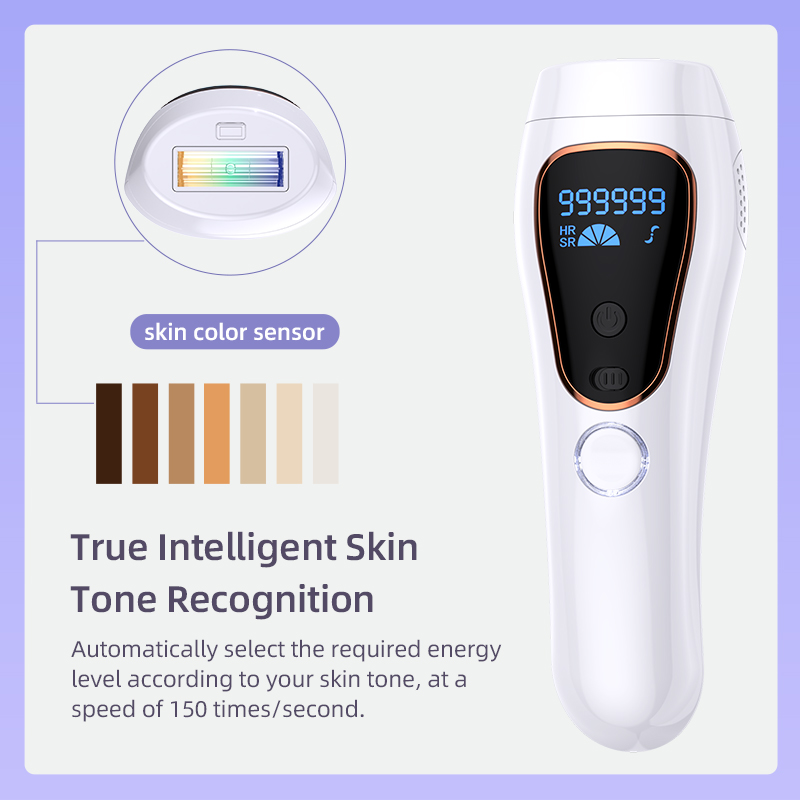 Máy triệt lông vĩnh viễn Công nghệ ánh sáng xung IPL Skin Color Recognition Hair Removal Device SL-B136