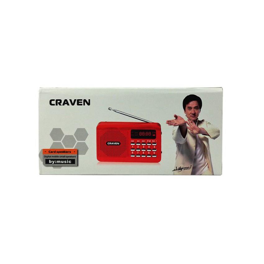 Loa usb, thẻ nhớ, FM CRAVEN CR-16 - hàng chính hãng