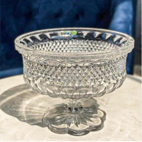 Mâm bồng Alexandria 25cm Bohemia Crystal