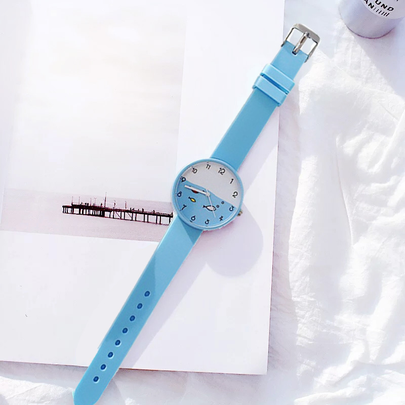 Đồng hồ Ulzzang thời trang cho bé gái hình con cá – DH001