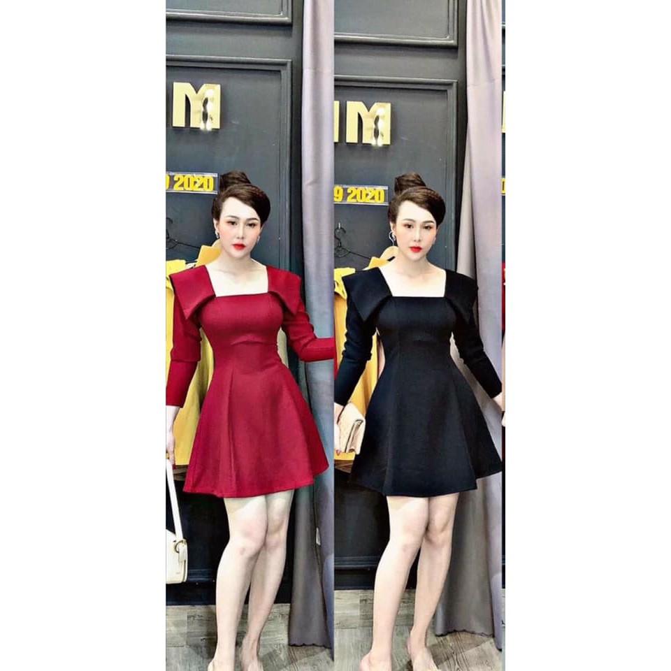 ĐẦM THUN CỔ VUÔNG BIGSIZE 58-89KG