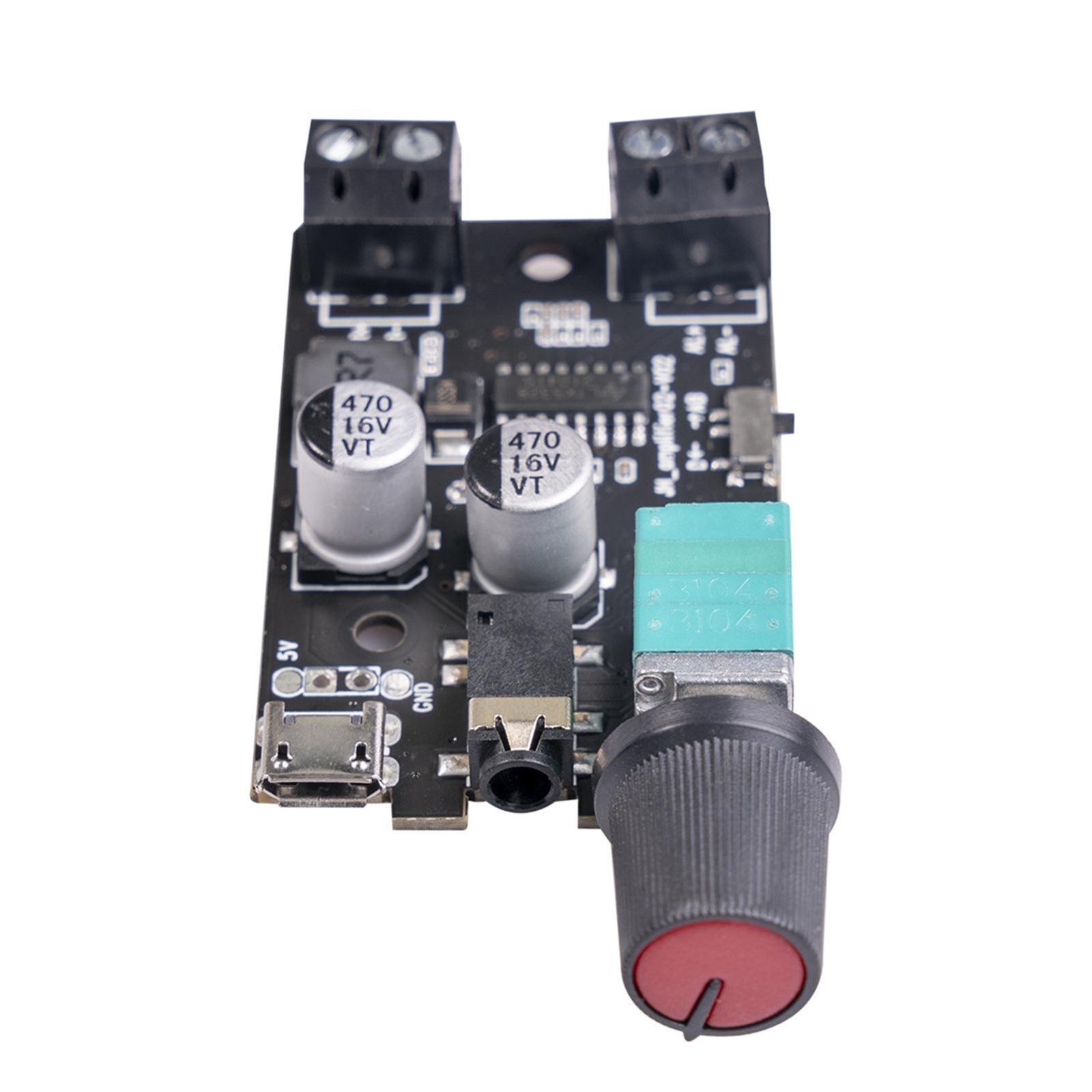 Digital Audio Amplifier Board with 3.5mm Audio Cable Mini Audio Amplify Board for DIY Sound System