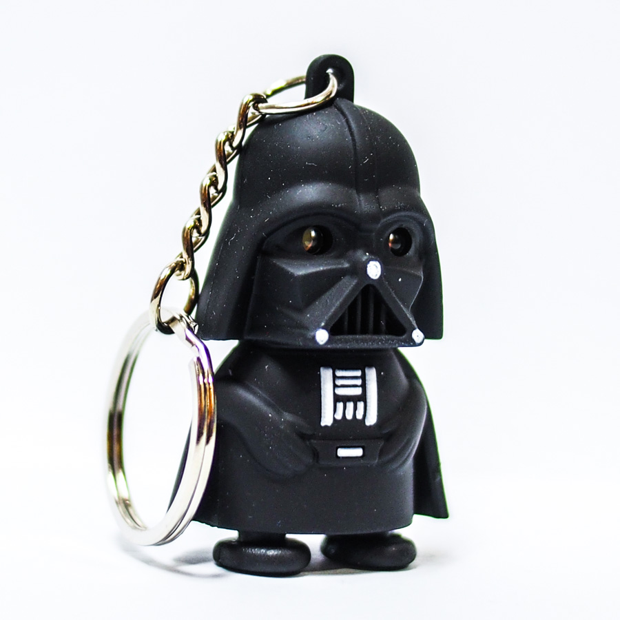 Móc khóa Star Wars có đèn nhạc - Đen