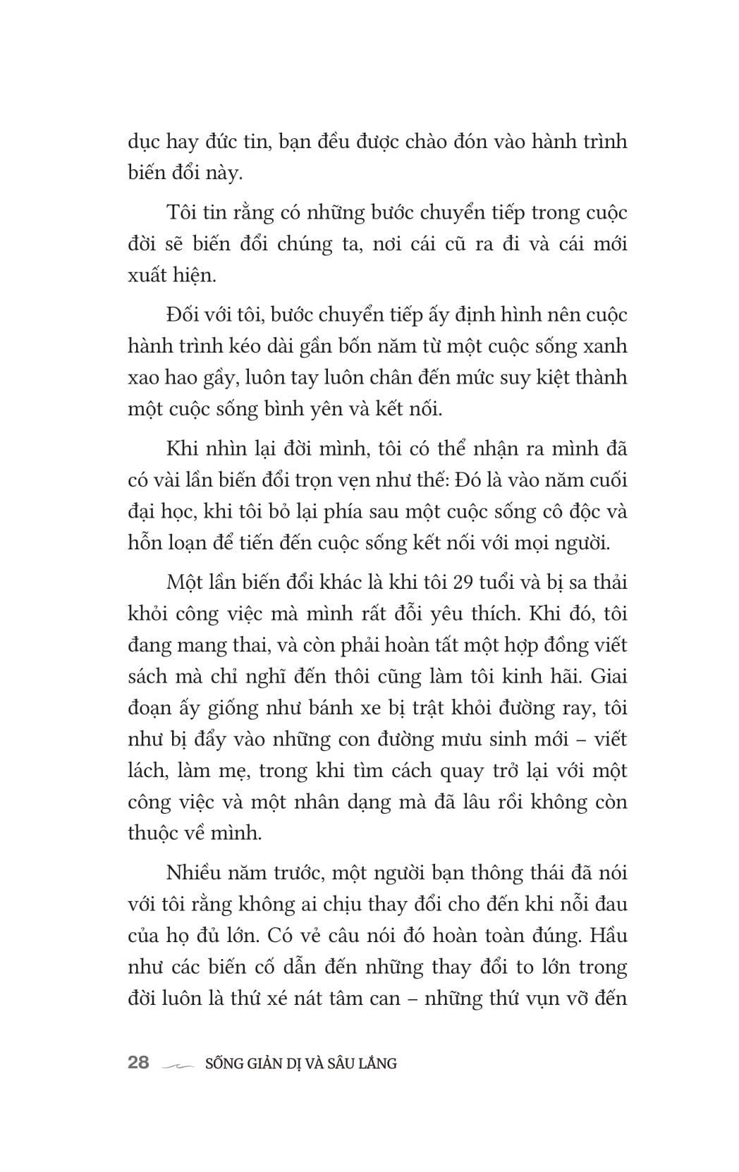 Sách Sống Giản Dị Và Sâu Lắng
