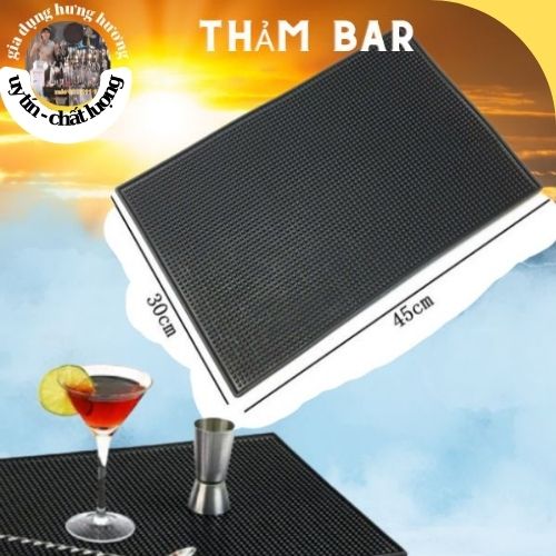 Thảm bar pha chế chống trượt 30x45cm