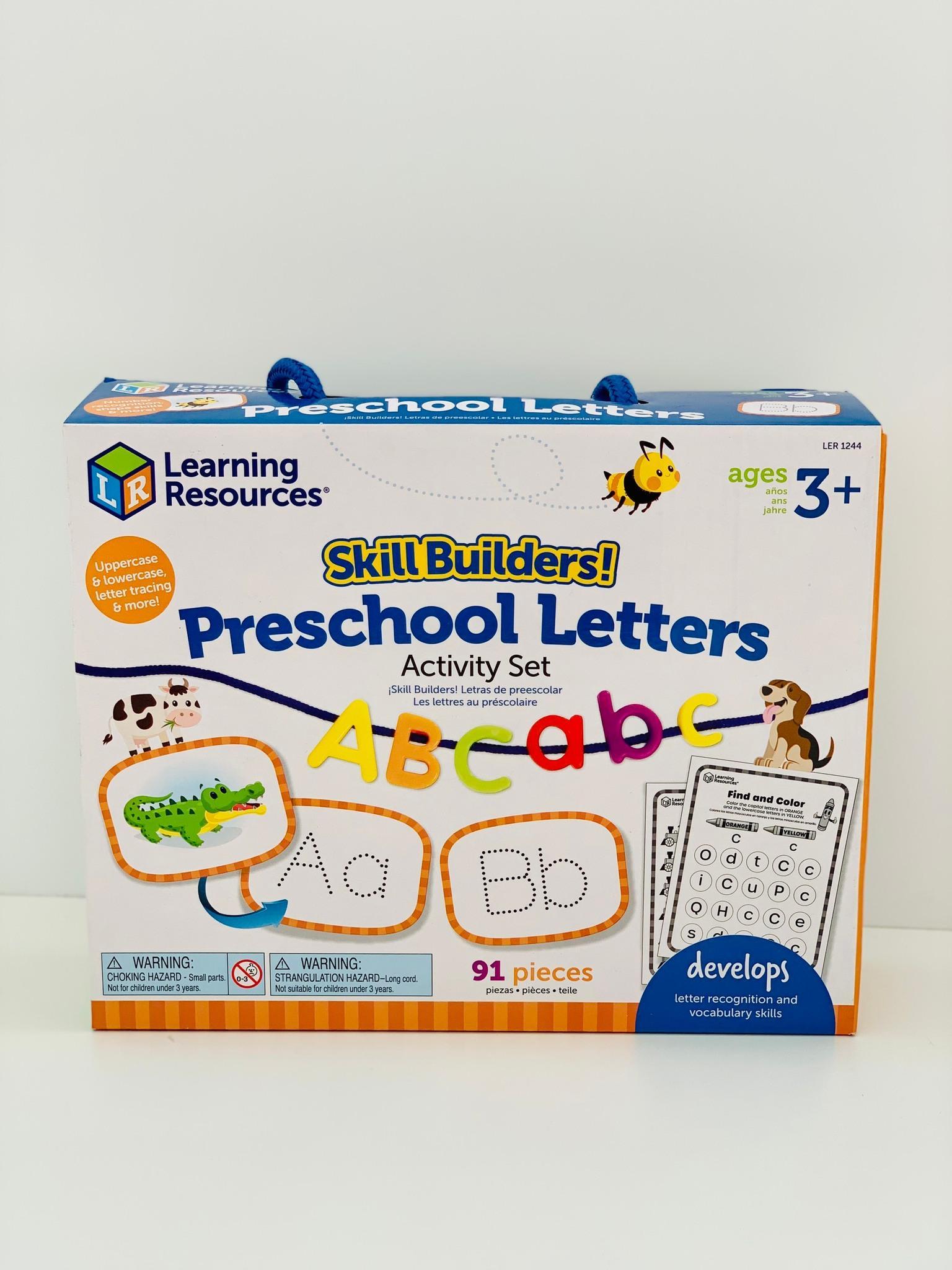Learning Resources Đồ chơi xây dựng kỹ năng! Học chữ  - Skill Builders! Preschool Letters