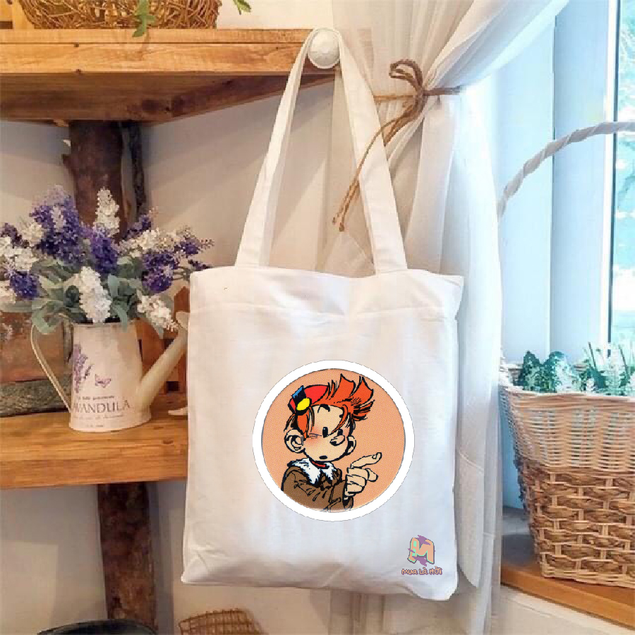 Túi Tote in hình chủ đề Marsupilami