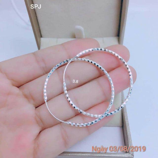 Bông tàu bạc 925 nhỡ 3.8cm