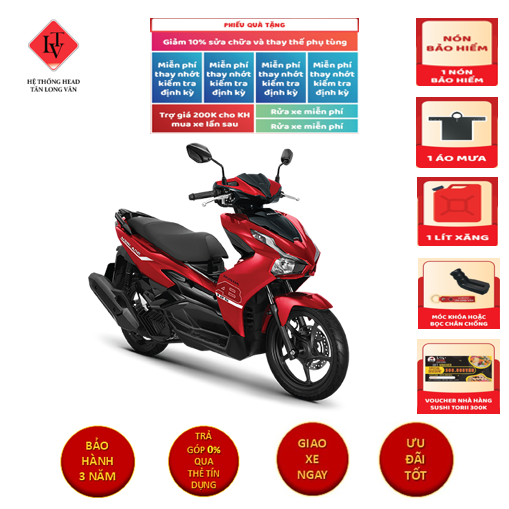 Air Blade 125 ( 2023) phiên bản Tiêu Chuẩn - Đỏ Đen