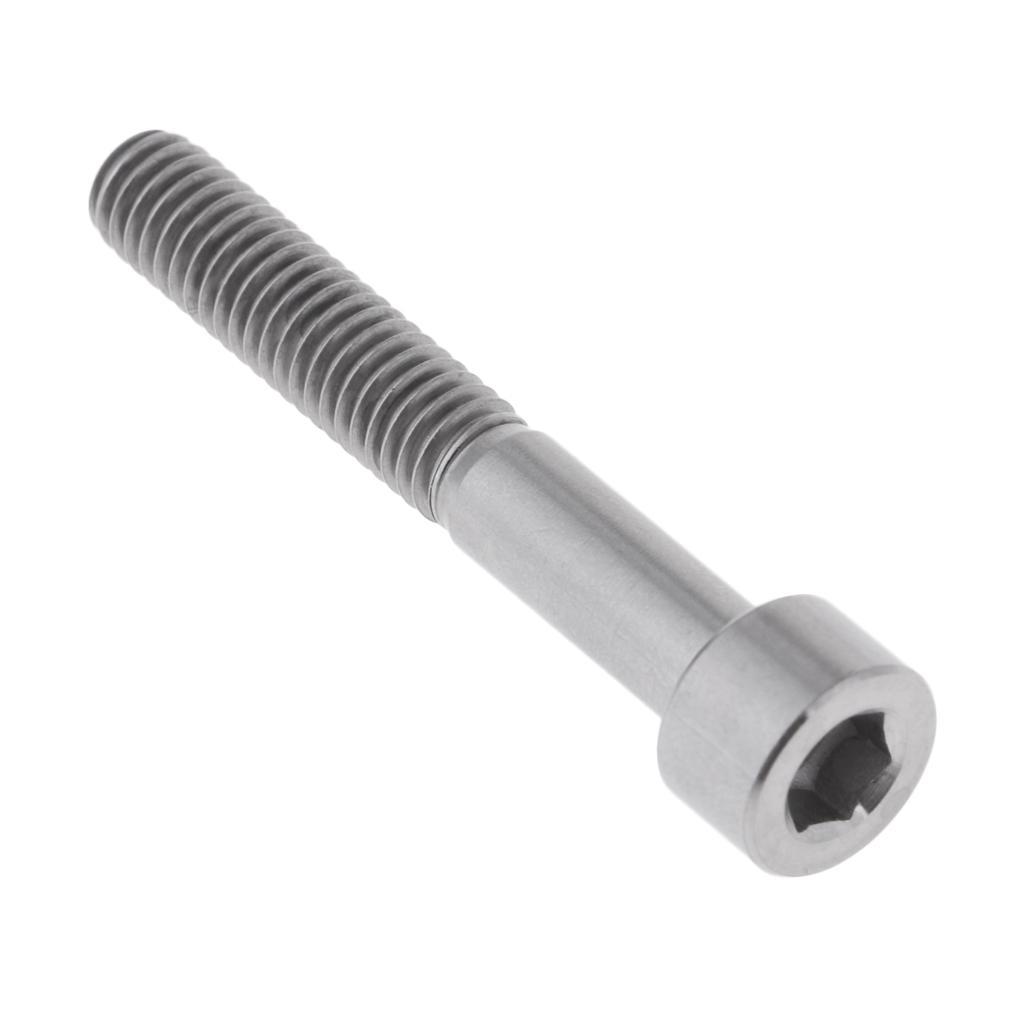 2x Titanium Bike Hexagon Socket Crank Bottom Bracket Screw Piece