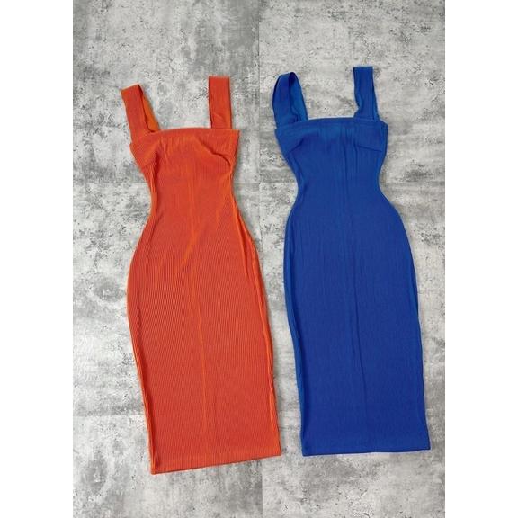 Đầm 2 dây bảng lớn ôm body - Carotshop